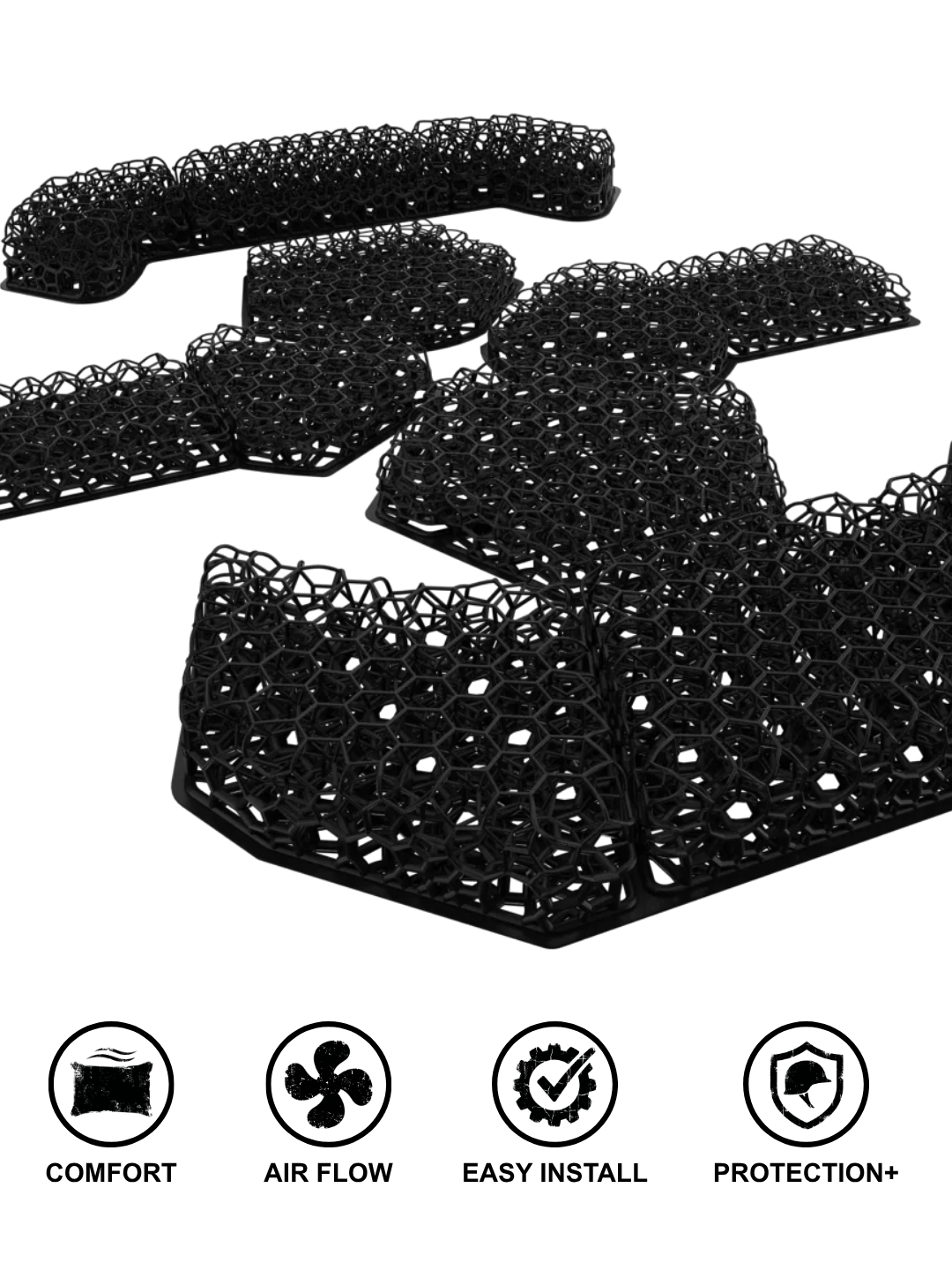 HHV® Micro Lattice Impact Helmet Pads – Hard Head Veterans