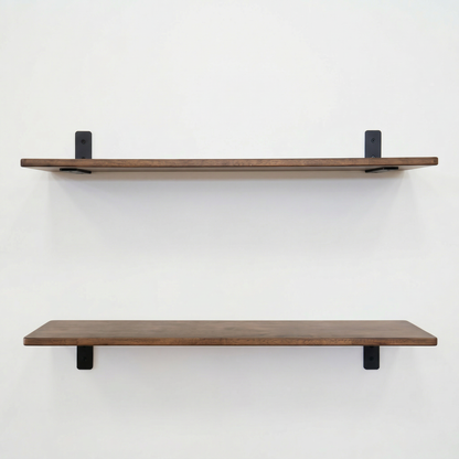 Kingsley DIY Home Wall Shelf Brackets | Heavy Duty 4" to 12" Wall Shelves