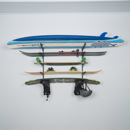 G-Vert Multi-Sport Board Rack | Indoor Adjustable Rack | 5 Levels
