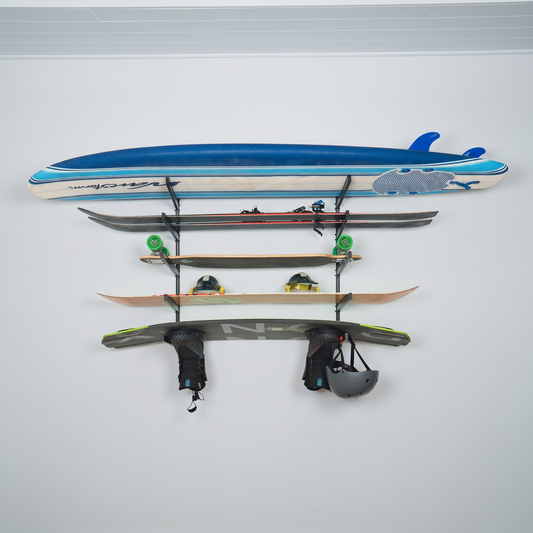 G-Vert Multi-Sport Board Rack | Indoor Adjustable Rack | 5 Levels