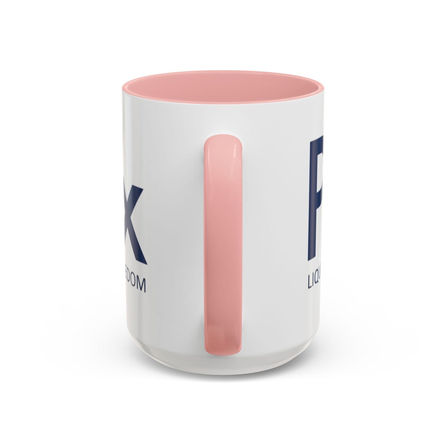 Patriox Accent Coffee Mug — American Flag Drop Logo, 'Water for Health Freedom'
