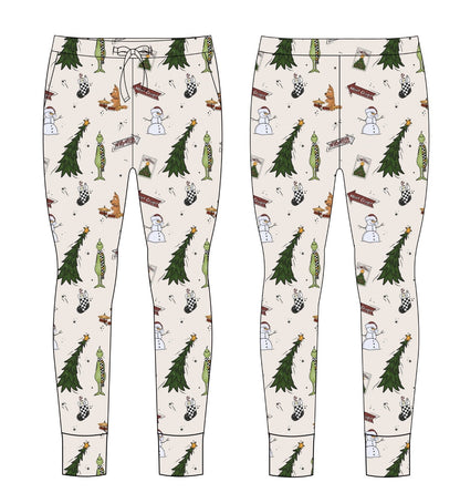 "Holiday-Hooby-Whaty" Mom Jogger