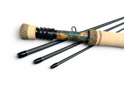 Tidewater Virtue 5wt 9ft - Blue Flame Burl X Storm Gray