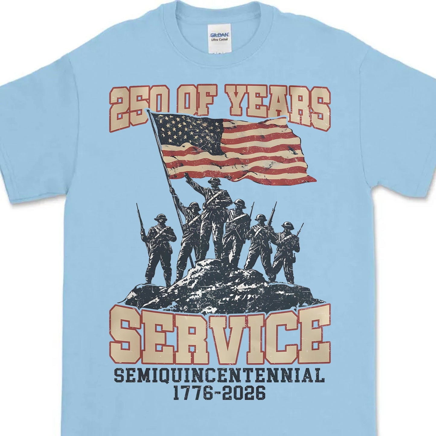 250 Years Of Service Shirt | Happy 250th Birthday USA Shirt | America 250th Anniversary Tee | Independence Day T-Shirt 682562