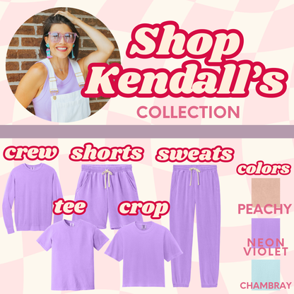 Kendall's Collection He is Risen The way The Truth The Life | Comfort Colors Crewneck Sweatshirt - Tshirt - Crop  | Inspirational Faith Shirt | Gift for Believers | Stylish Religious Apparel