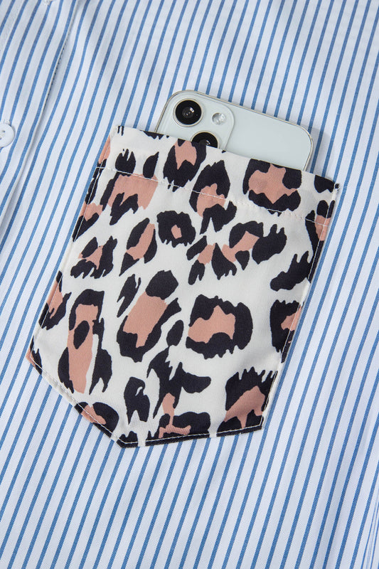 Aleia Chest Cuffed Sleeve Shirt