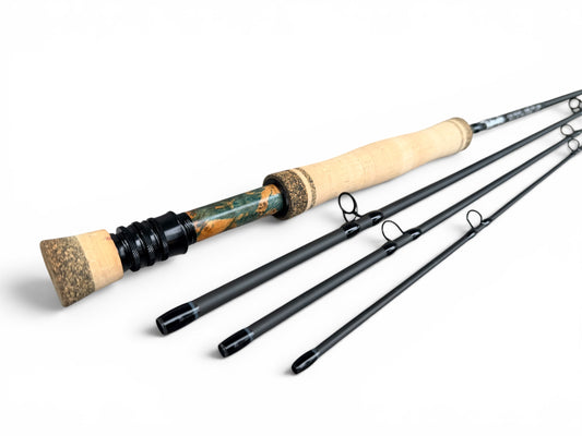 Tidewater Virtue 5wt 9ft - Blue Flame Burl X Storm Gray