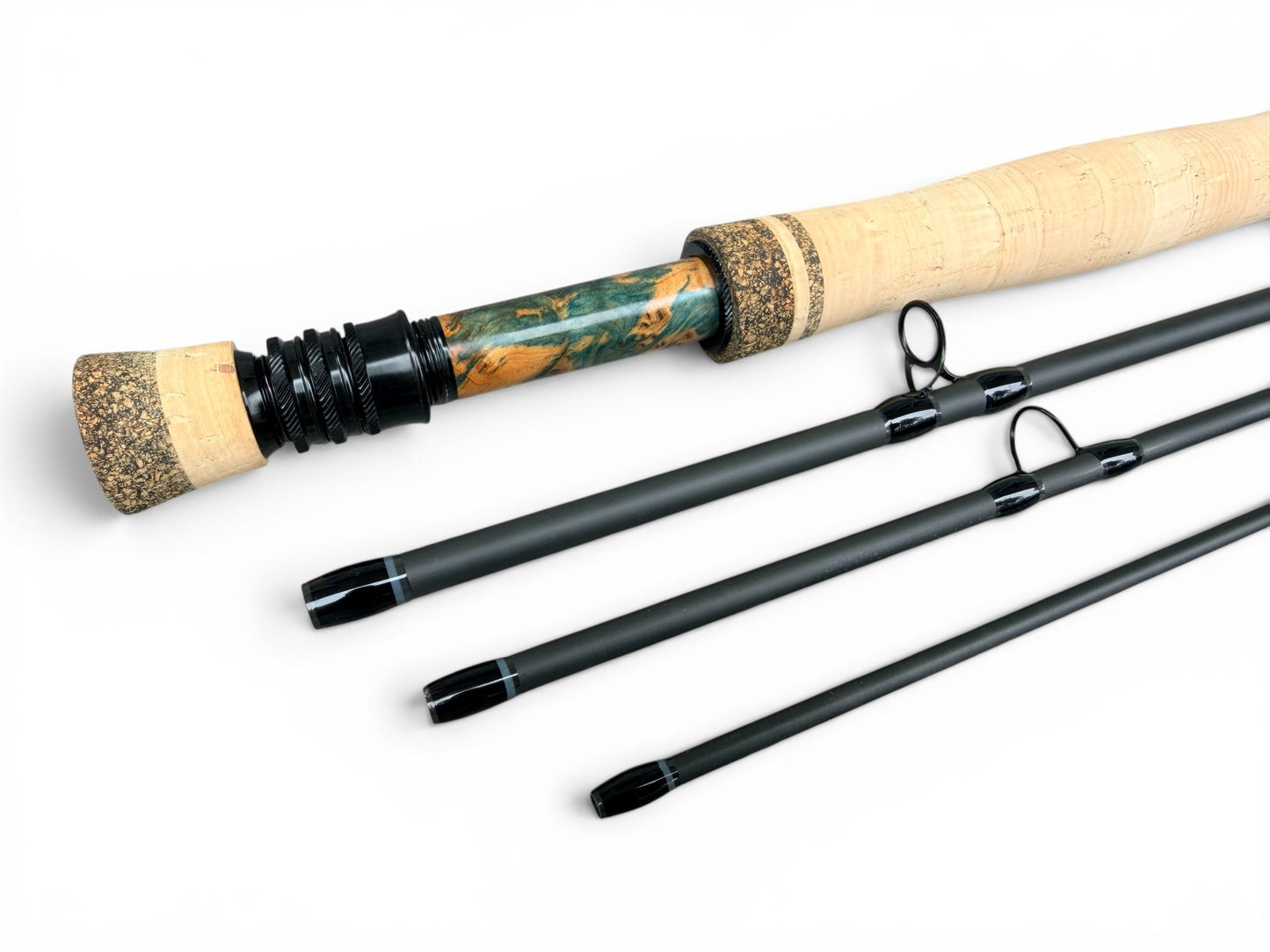 Tidewater Virtue 5wt 9ft - Blue Flame Burl X Storm Gray