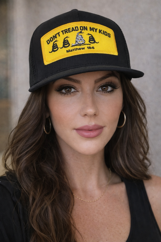 Don't Tread on My Kids Trucker Hat -clearance