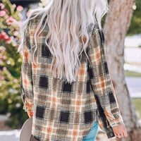 Everly Rounded Hem Plaid Shacket