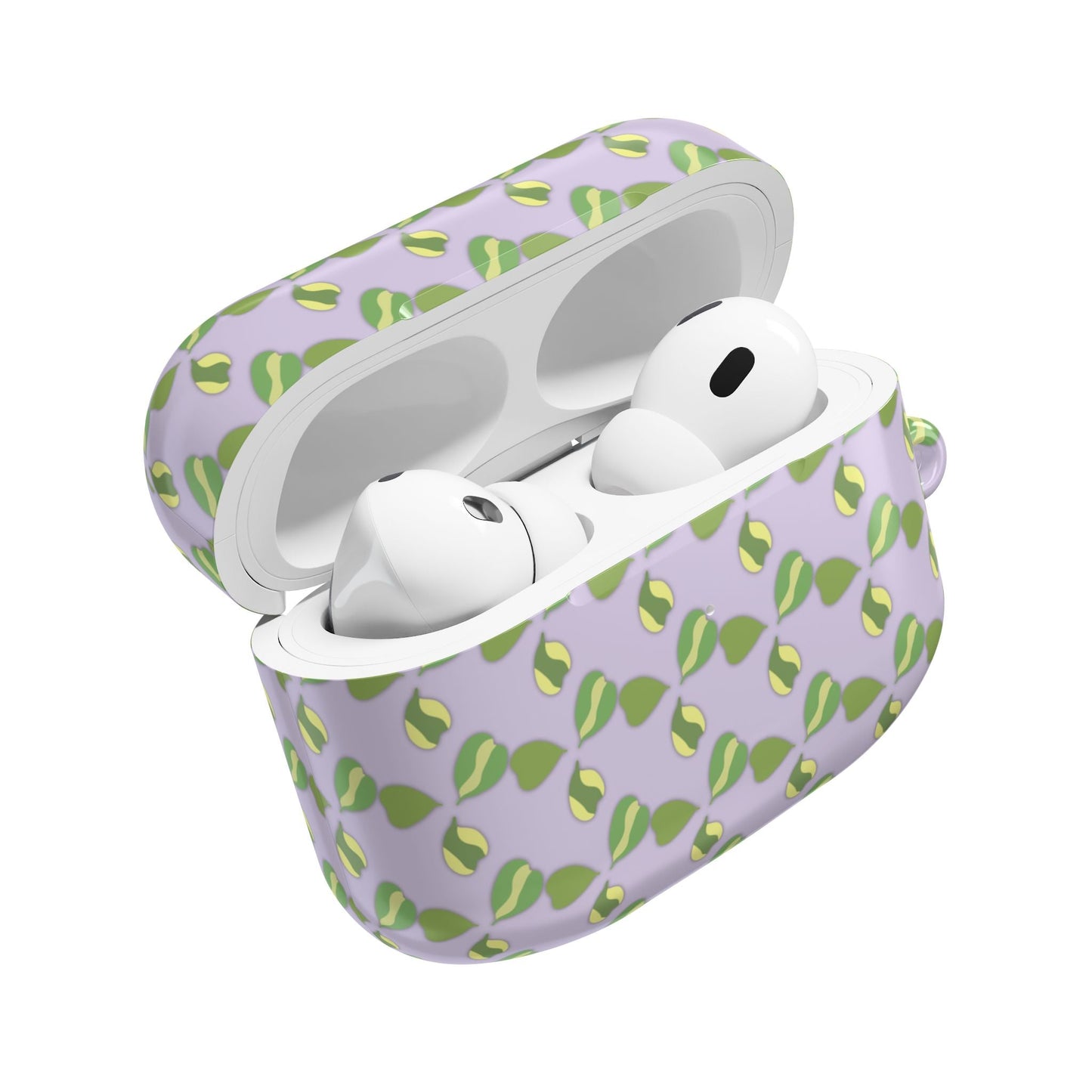 Hoya Kerrii Pattern Earbud Case – Slim Protective Cover With Carabiner
