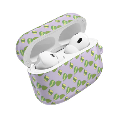 Hoya Kerrii Pattern Earbud Case – Slim Protective Cover With Carabiner