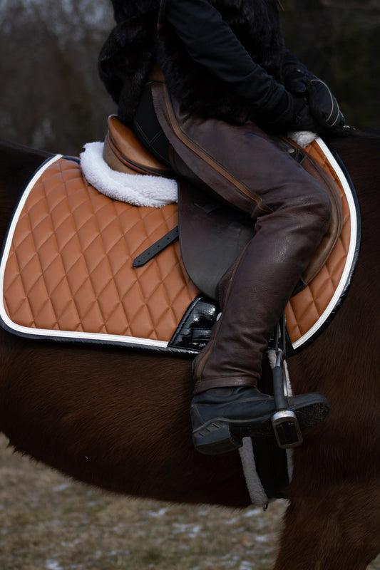 Jump Saddle Pad | Cognac