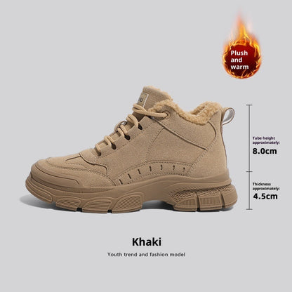 Women’s Non-Slip Snow Boots | Plus-Velvet Thickened Martin Style Winter Boots