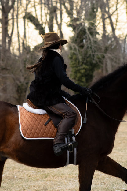 Jump Saddle Pad | Cognac