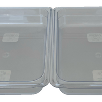 REVO HALF Food Pan Set | Two 1/2 Size Polycarbonate 2.5" deep