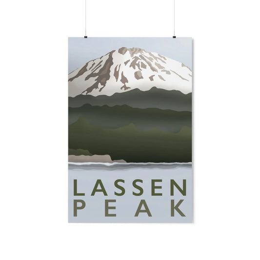 Lassen Peak Print – Unframed Wall Art
