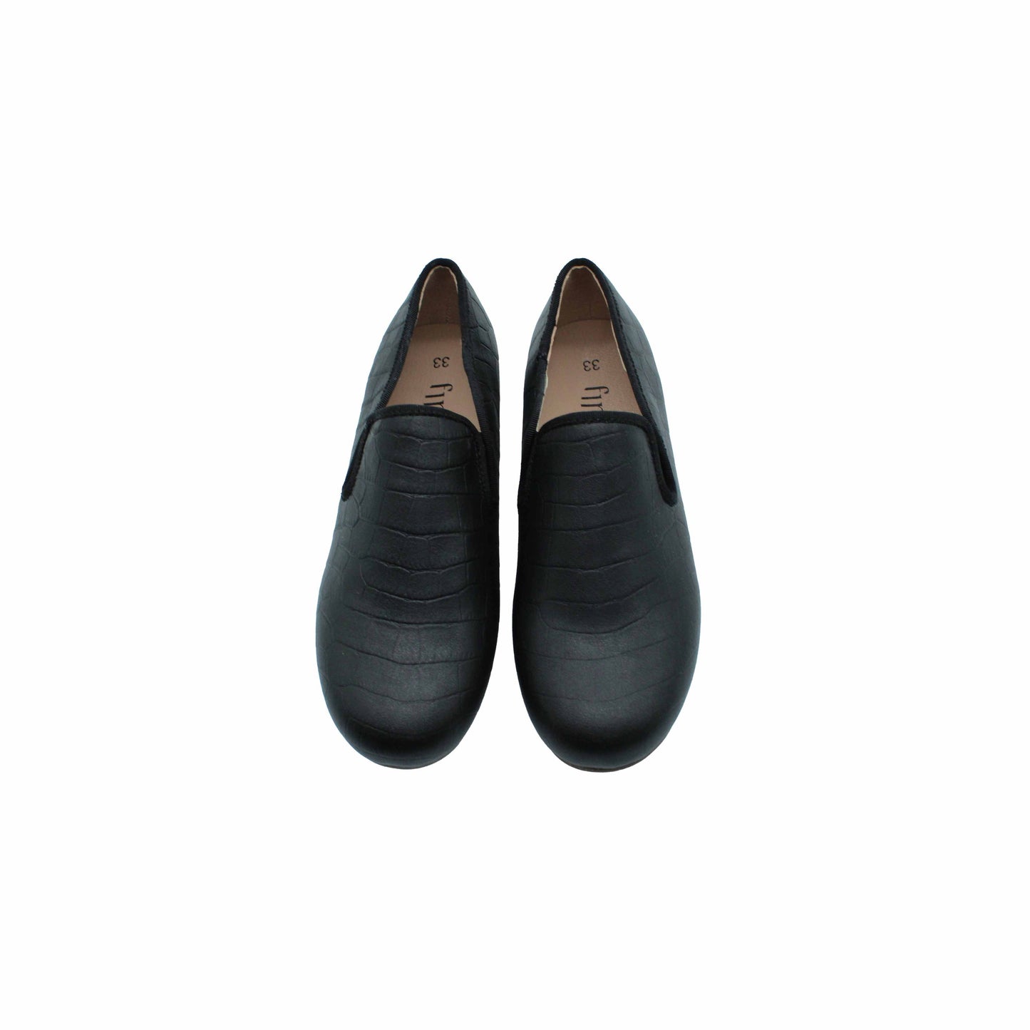 Black Designed Leather