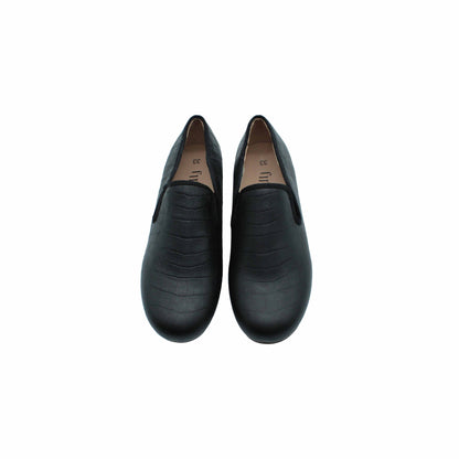 Black Designed Leather