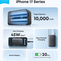 Anker Nano Power Bank (10K, 45W, Built-In Retractable USB-C Cable)