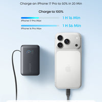 Anker Nano Power Bank (10K, 45W, Built-In Retractable USB-C Cable)