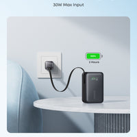 Anker Nano Power Bank (10K, 45W, Built-In Retractable USB-C Cable)