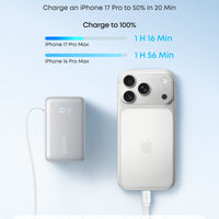 Anker Nano Power Bank (10K, 45W, Built-In Retractable USB-C Cable)