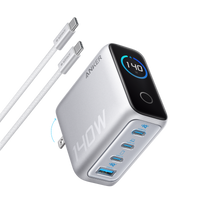 Anker Charger (140W, 4-Port, PD 3.1) with USB-C Cable