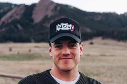 HAGAN Black Trucker Hat