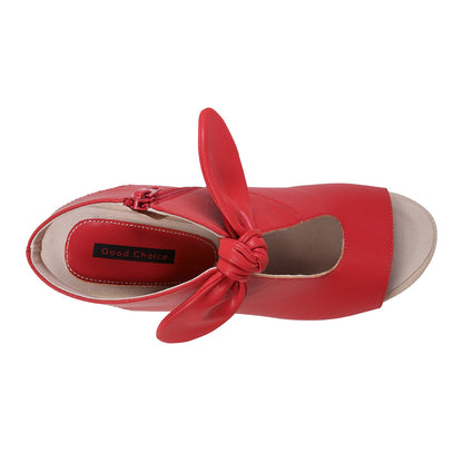 Women's Kimora Red Heeled Sandals