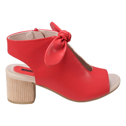 Women's Kimora Red Heeled Sandals