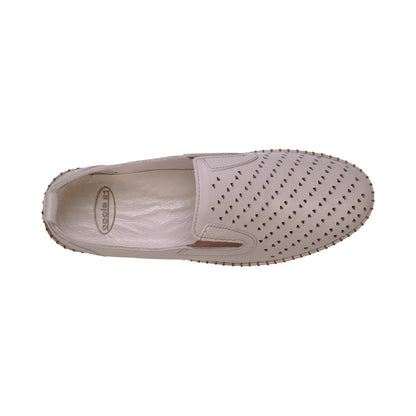 Amillie Ice Perforated Leather Flats