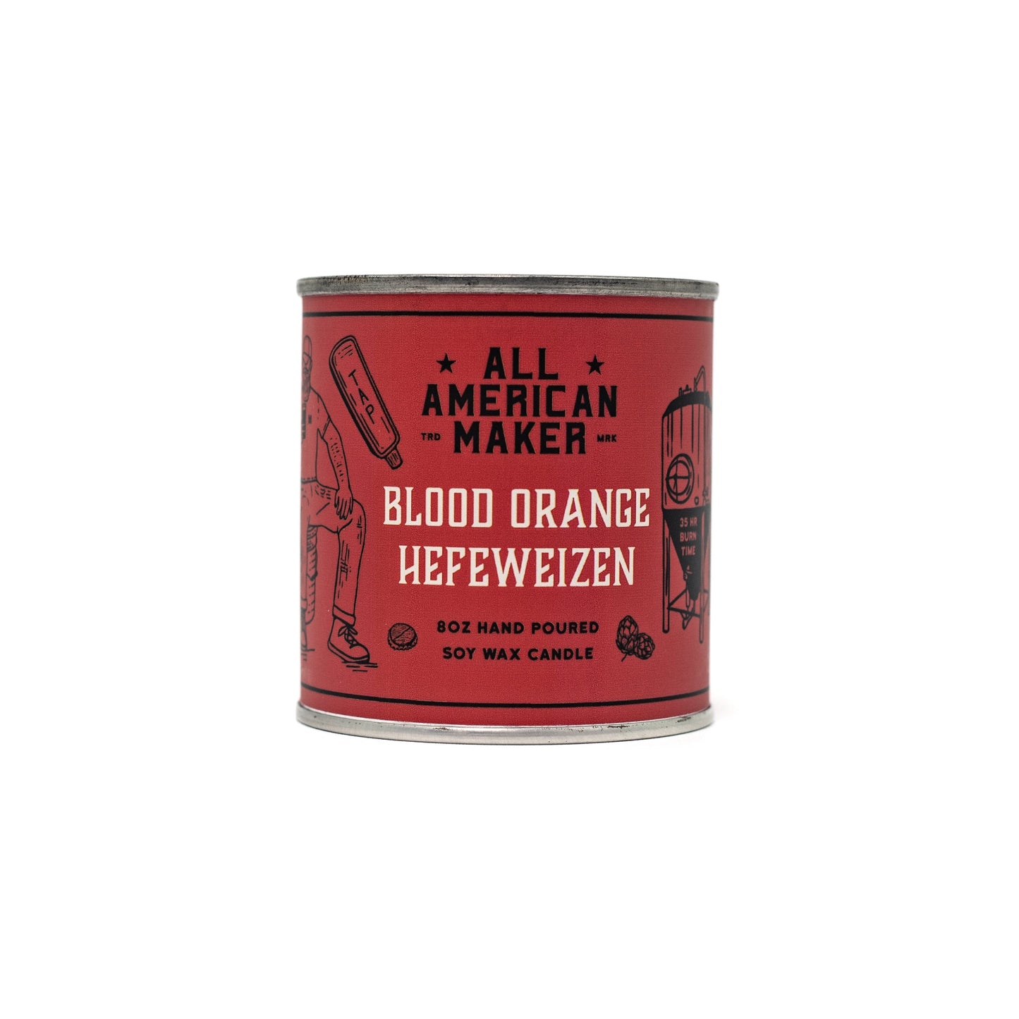 Blood Orange Hefeweizen Candle