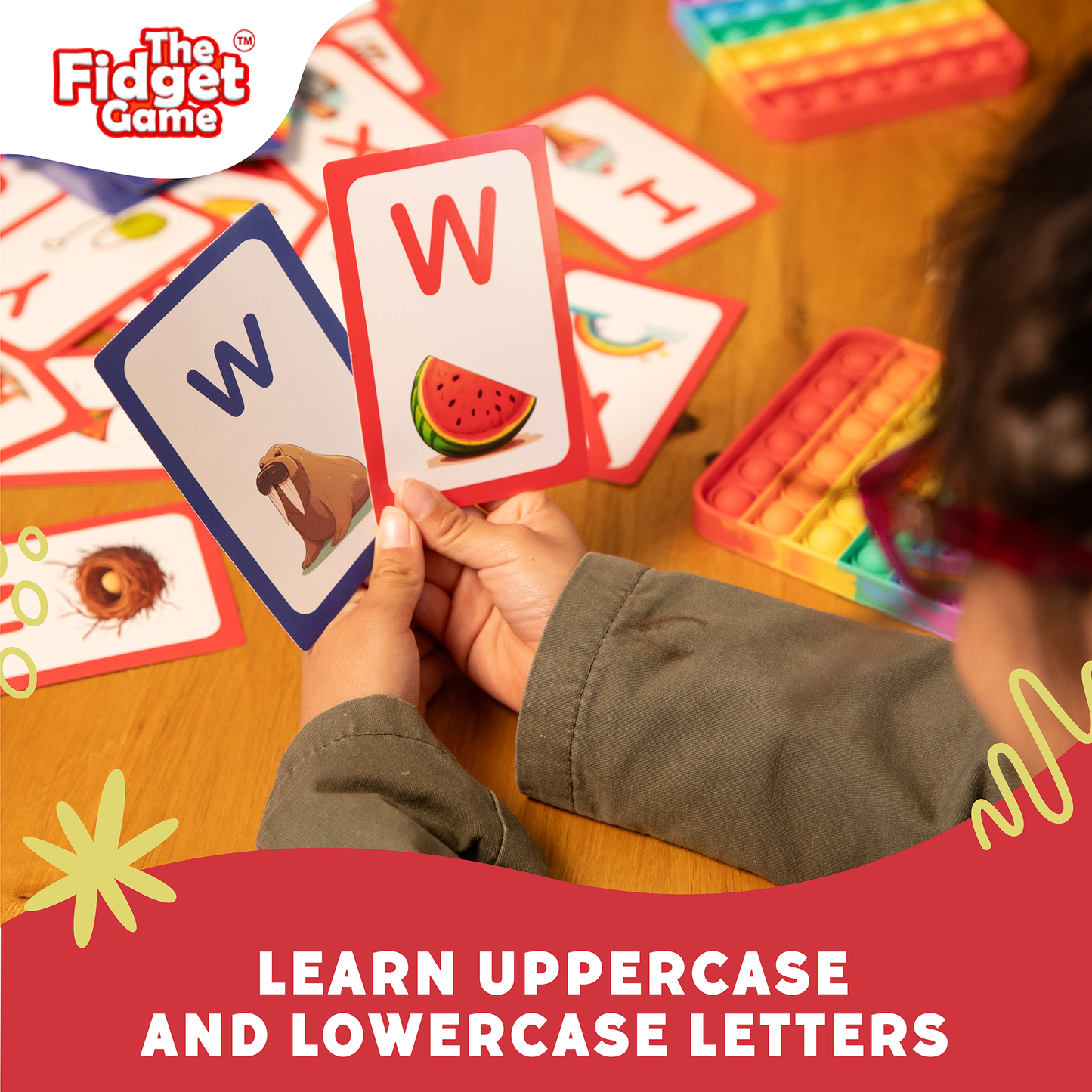 .ABC: Learn Uppercase & Lowercase Letters Card Pack