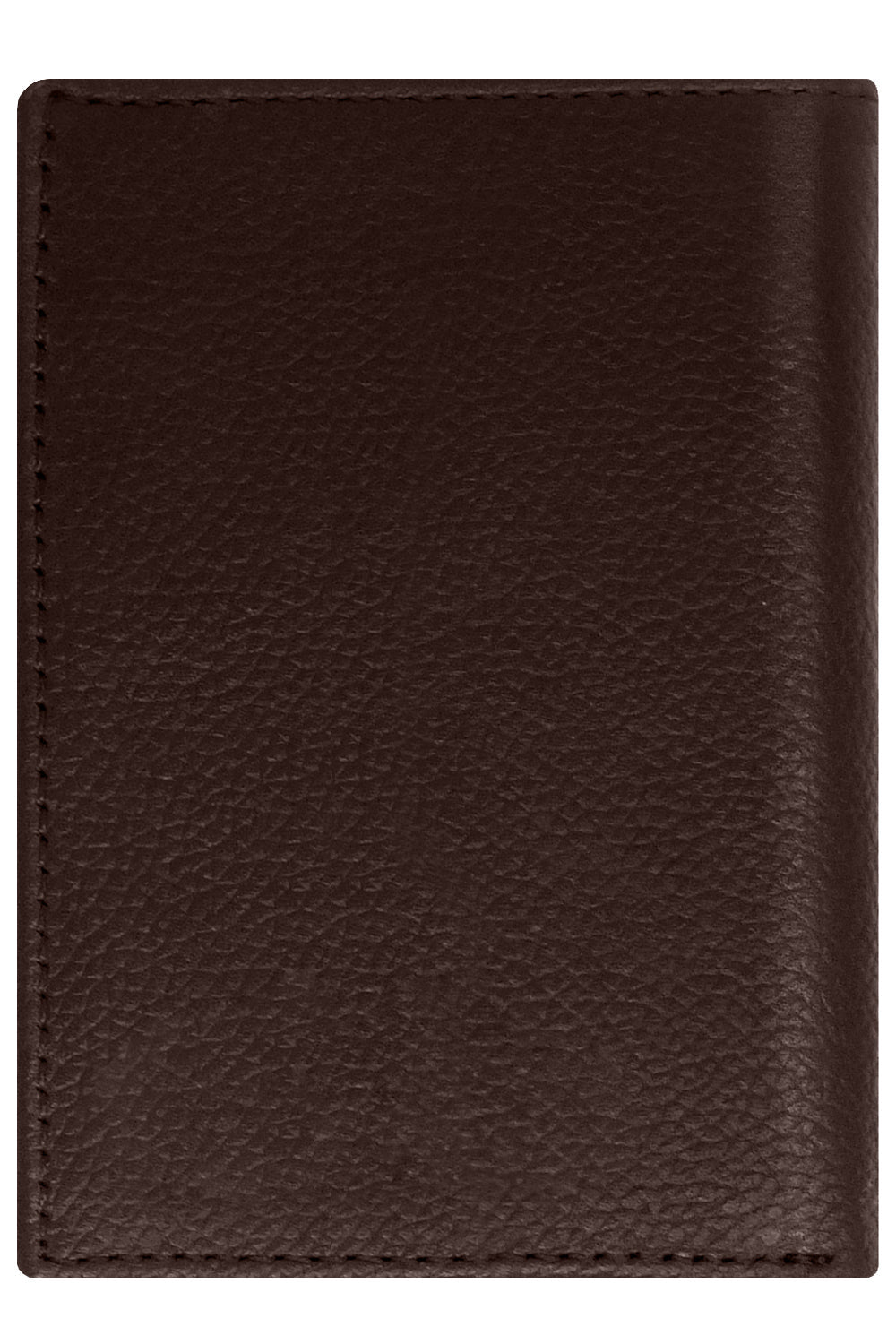 Genuine Leather Trifold Wallet – Flip-Up Dual ID Windows, RFID Blocking