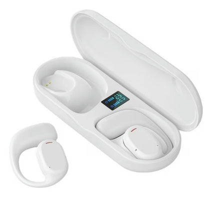 Open-Ear Bone Conduction Wireless Headphones – Earbuds with Ear Hook and Non-Noise Cancelling Design
