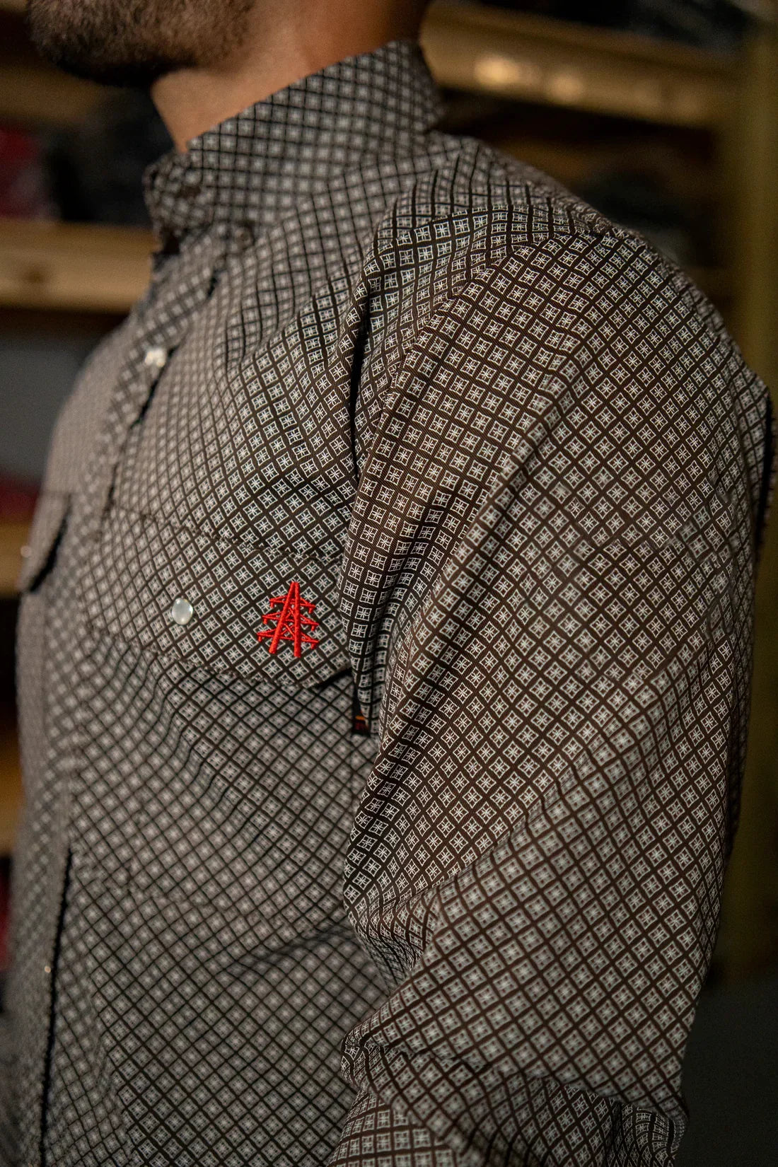 FR Pearl Snap Work Shirt - Copperhead