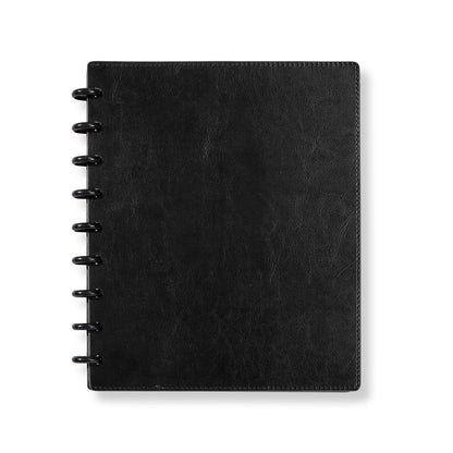 Circa Smooth Sliver Discbound Notebook with Pockets