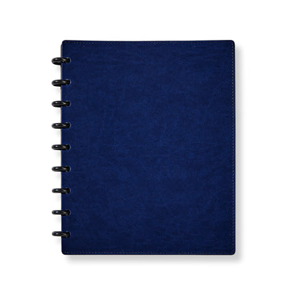 Circa Smooth Sliver Discbound Notebook with Pockets