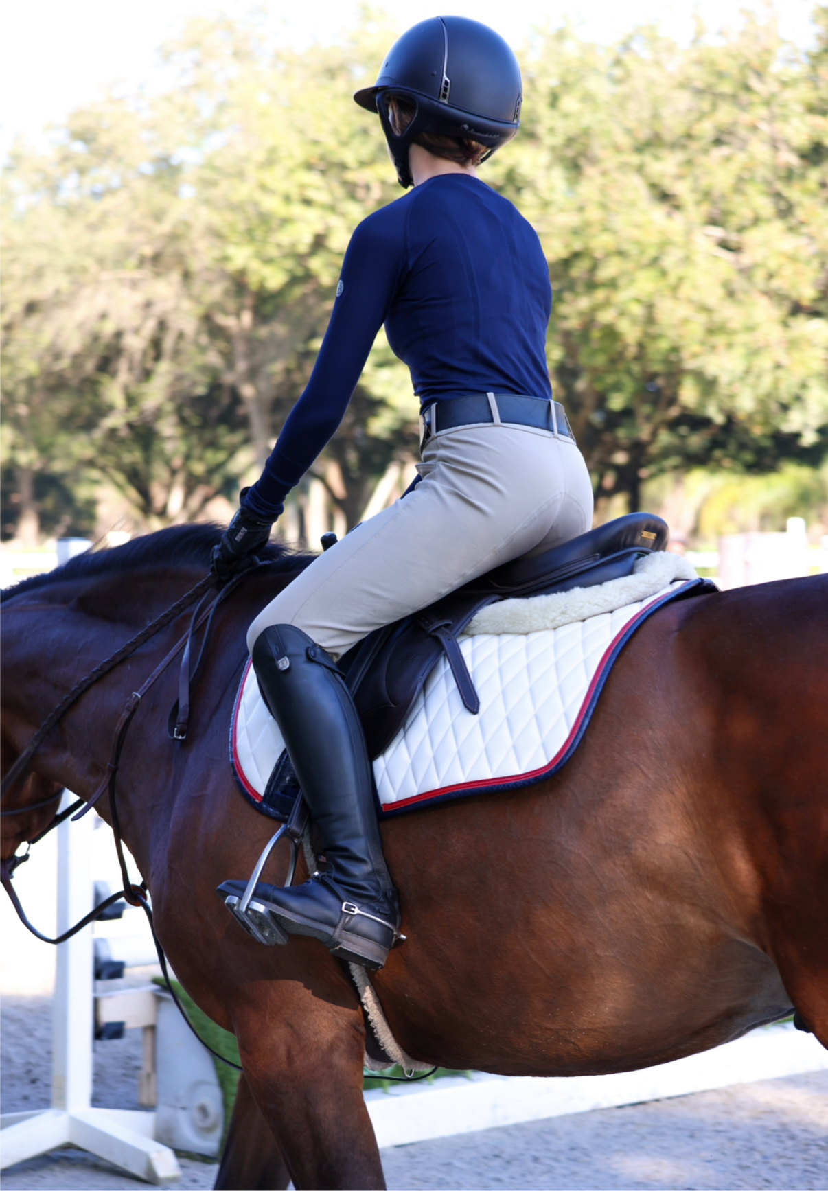Jump Saddle Pad | White