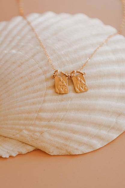 Gold Vermeil Scapular Necklace