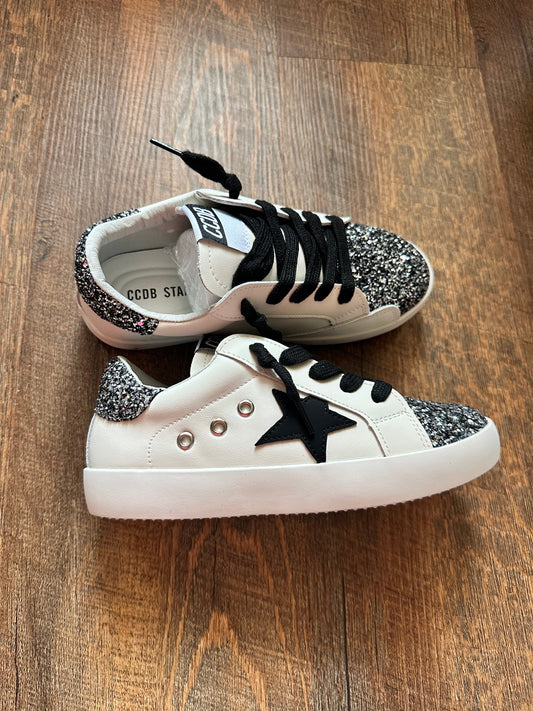 Black Star with Dark Glitter Mix
