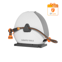 Ground-Mounted Retractable Hose Reel 82ft-130ft