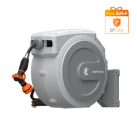 Retractable Garden Hose Reel 62ft-155ft