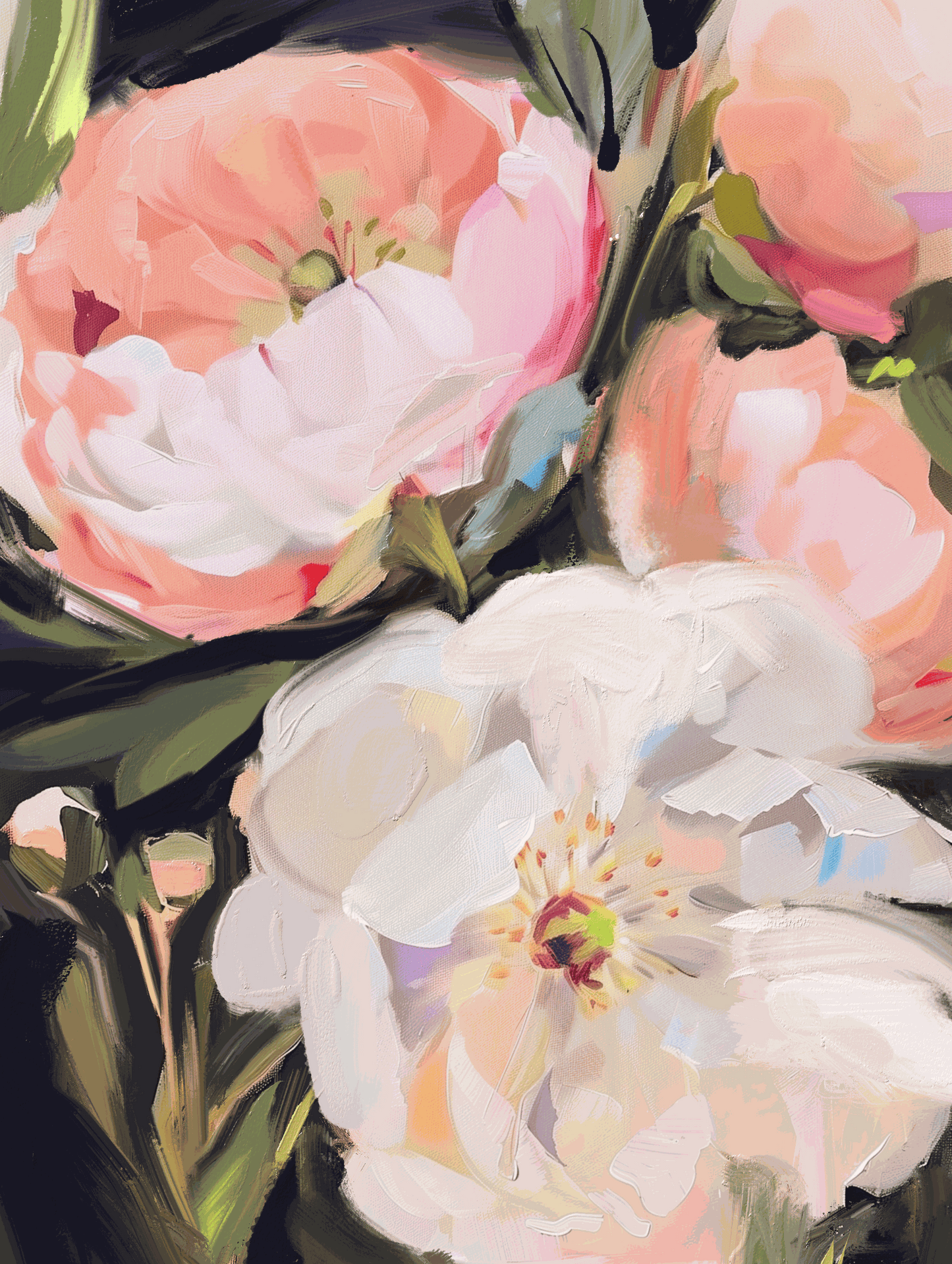 A Soft Blooming - Original Painting