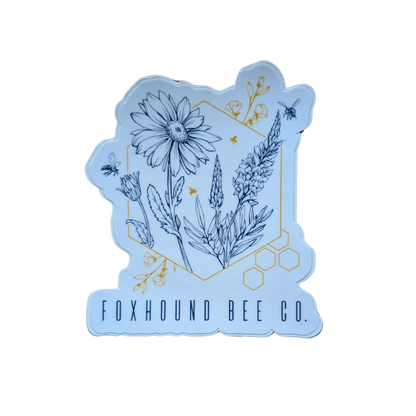 Abstract Flowers Vinyl Sticker