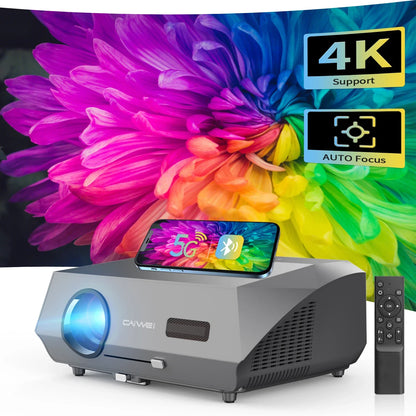 Auto Focus Native Resolution 1080P Projector for Movies Android Wifi 6 Full HD 4K Home Theater 16000LM Daylight Video Projectors