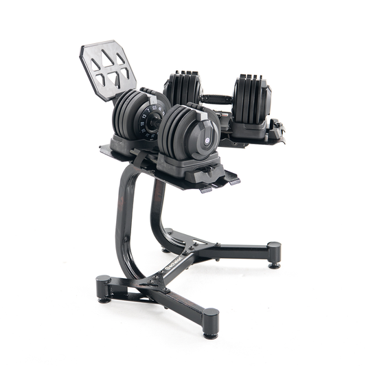 Echelon Strength Adjustable Dumbbells with Stand