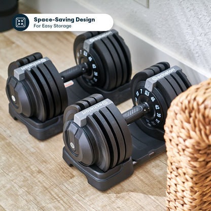 Echelon Adjustable Dumbbells with Stand