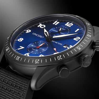 The Altitude - Matte Black/Cobalt